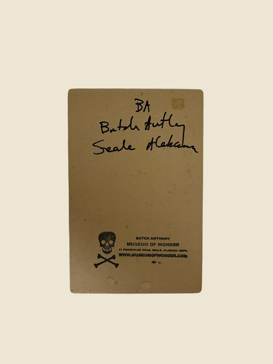 Butch Anthony Cabinet Card (Why?)