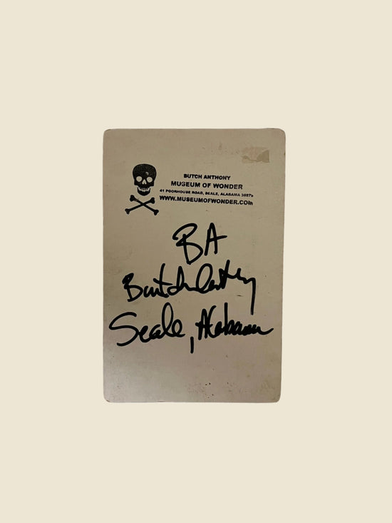 Butch Anthony Cabinet Card (Reap What You Sow)