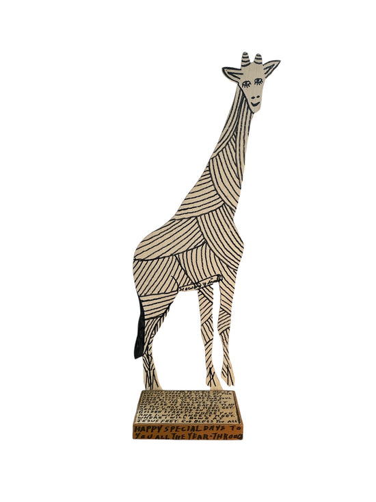 Howard Finster (Giraffe- undated)