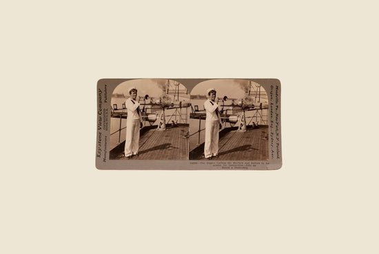 Stereoscope Card- The Bugler