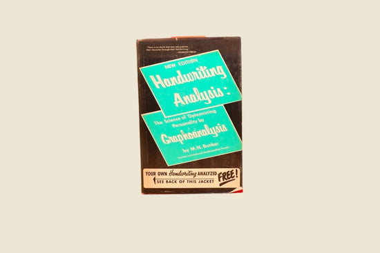 Handwriting Analysis by M.N. Bunker