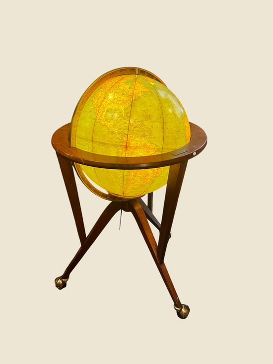 Edward Wormley Illuminated Globe Light Fixture