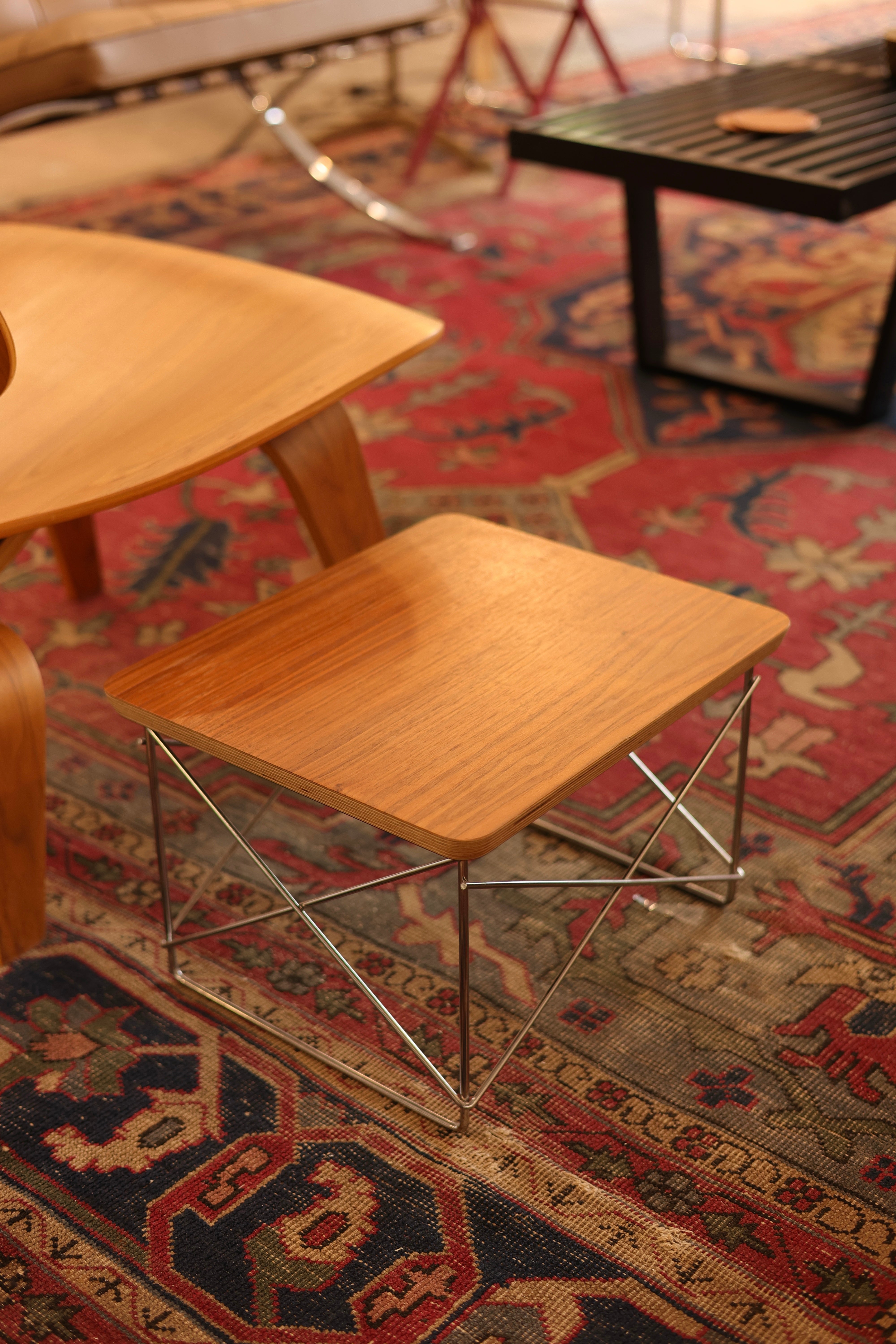 Eames Wire Base Low Table (Walnut) – Brick+Mortar