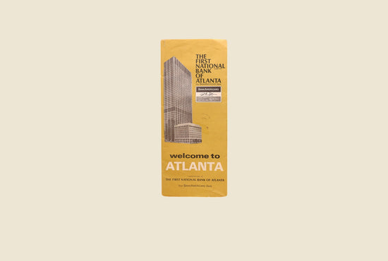 Vintage Atlanta Street Map