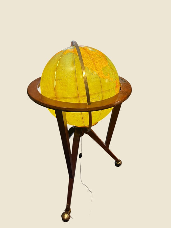 Edward Wormley Illuminated Globe Light Fixture