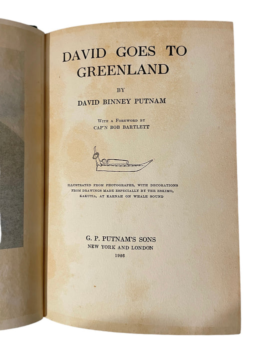 David Goes to Greenland by David Binney Putnam