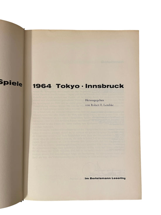 Die Olympischen Spiele 1964 Tokyo Innsbruck by Bertelsmann