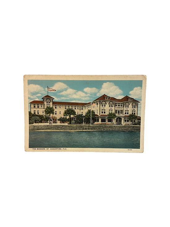 Vintage Postcard- The Monson, St. Augustine, Fla