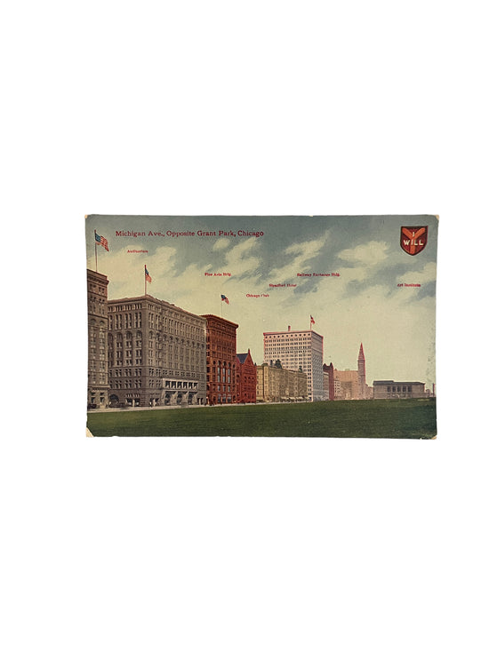 Vintage Postcard- Michigan Ave., Chicago