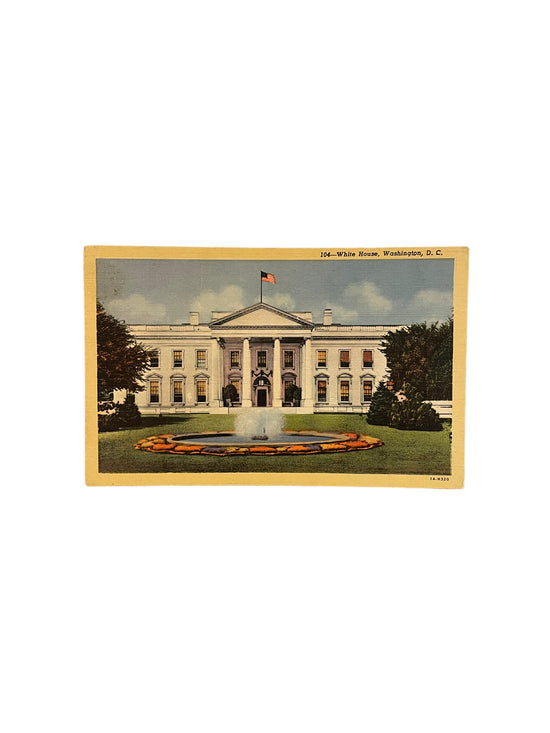 Vintage Postcard- White House, Washington, D.C.