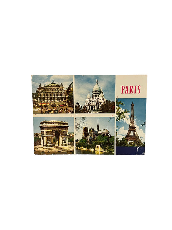 Vintage Postcard- Paris