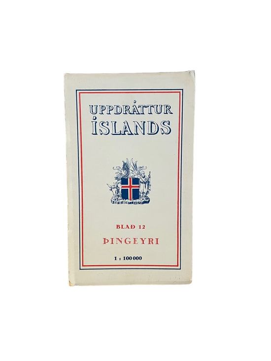Vintage Icelandic Map
