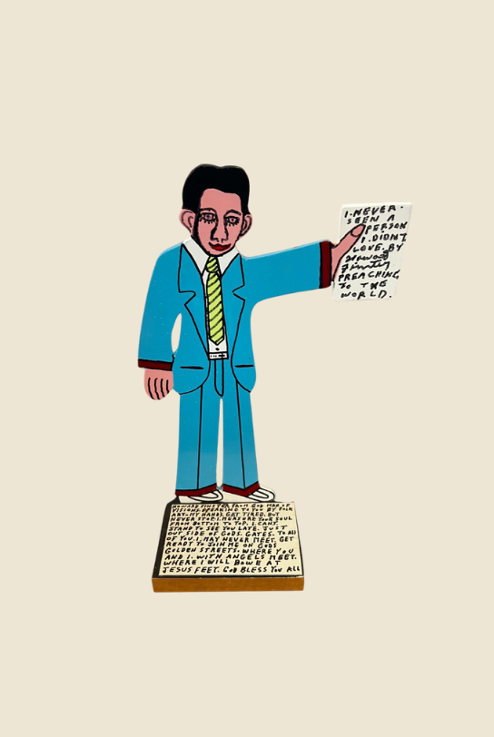 Howard Finster (Howard Finster Preaching to the World, 1994)