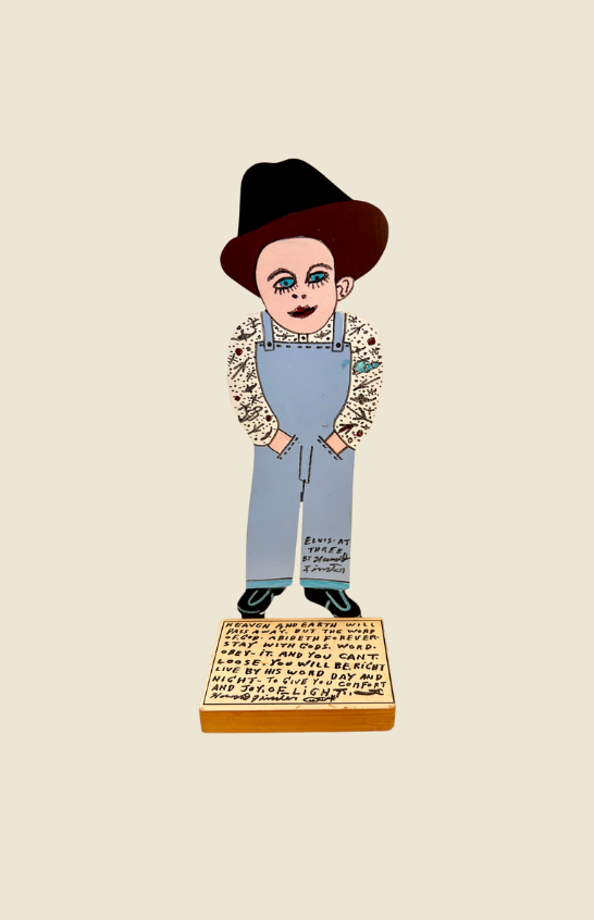 Howard Finster (Elvis at 3, 1996)