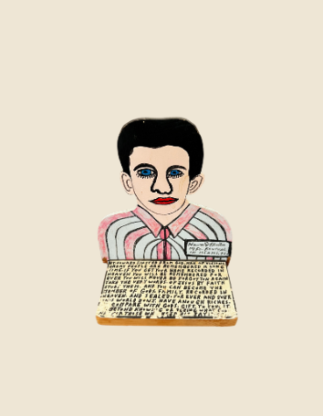 Howard Finster (Self Portrait, Revival in Miami, FL, 1996)