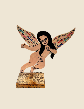 Howard Finster (Baby Angel (Brunette), 1991)