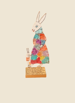 Howard Finster (Mother Rabit First Easter, 1995)