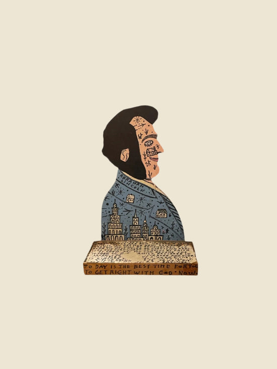 Howard Finster (Abraham Lincoln- 1989)