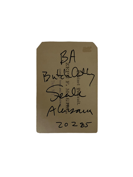 Butch Anthony Cabinet Card (Bird Brain)