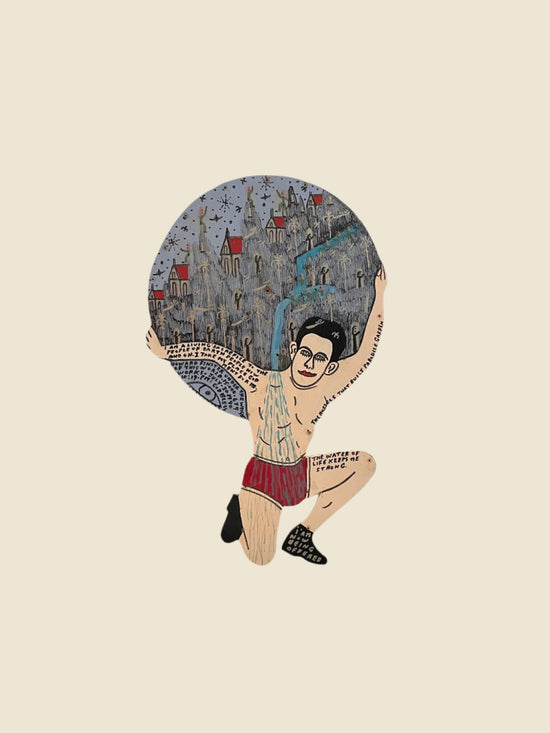 Howard Finster (Man With Globe- 1990)